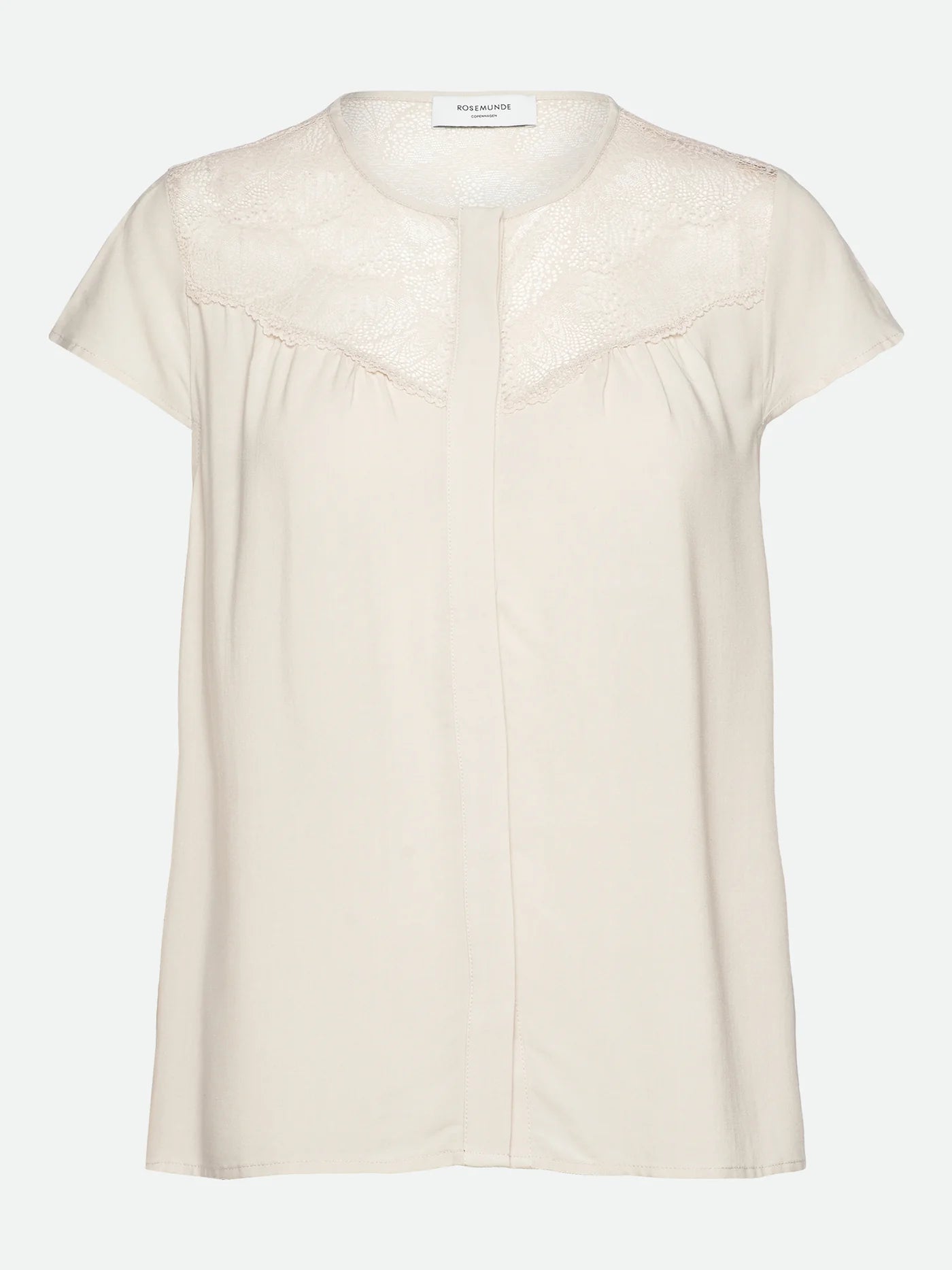 Rosemunde | RWElif Capsleeve Regular Lace Blouse | Rainy Day