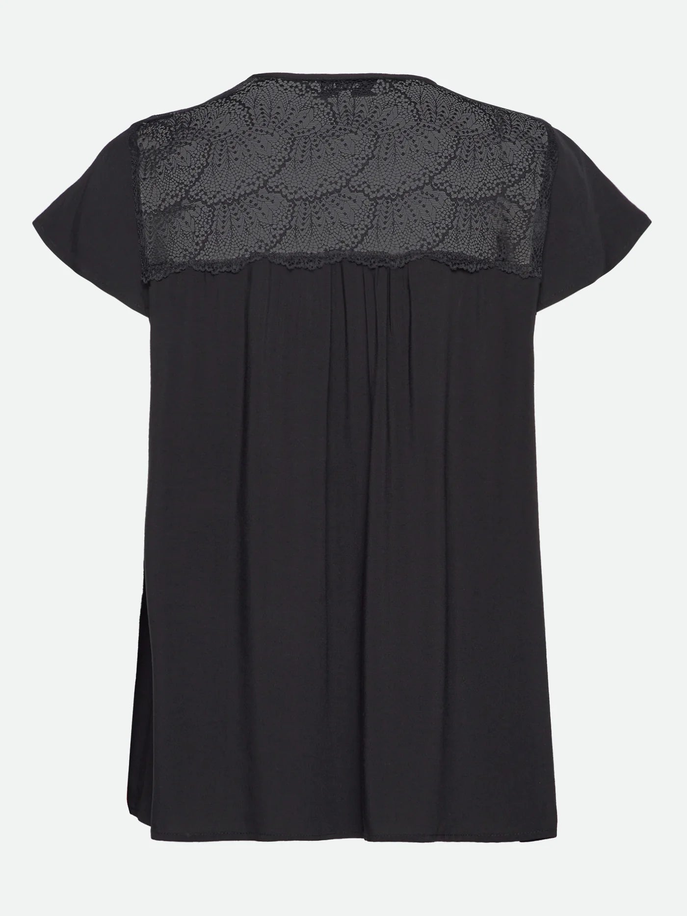 Rosemunde | RWElif Capsleeve Regular Lace Blouse | Black