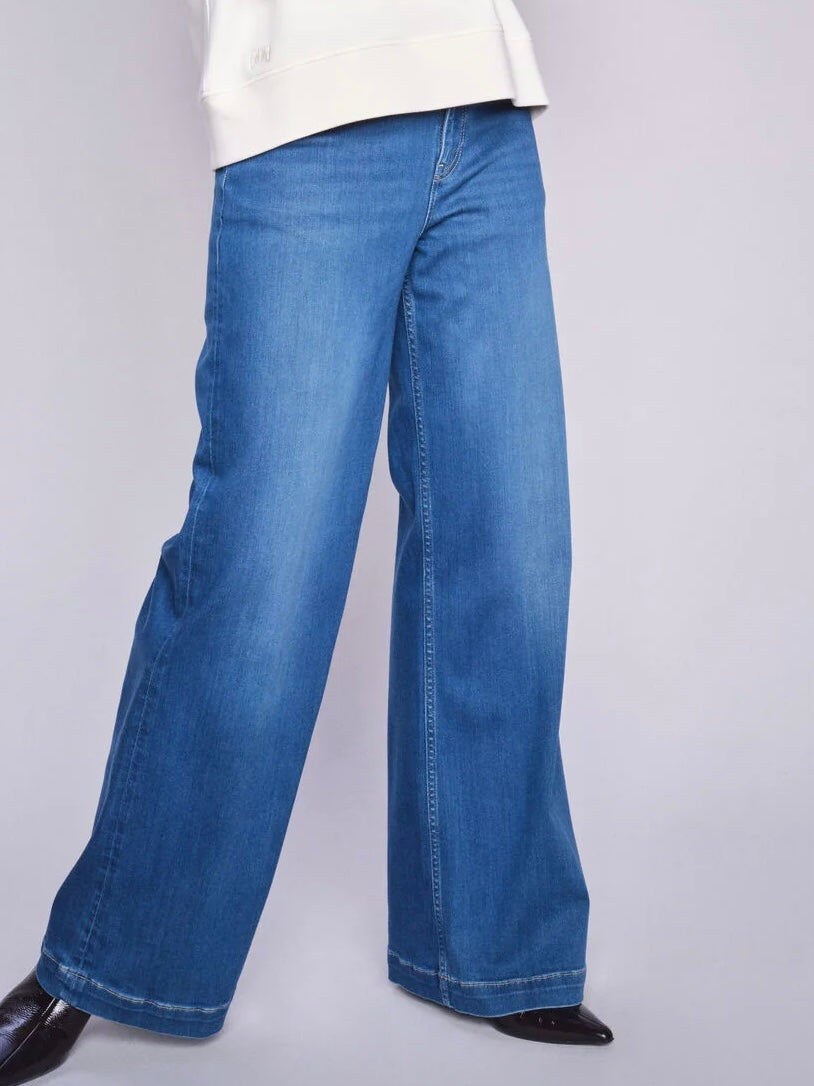 Mos Mosh Jeans | MMDara Deluxe | Mid Blue - Længde 32