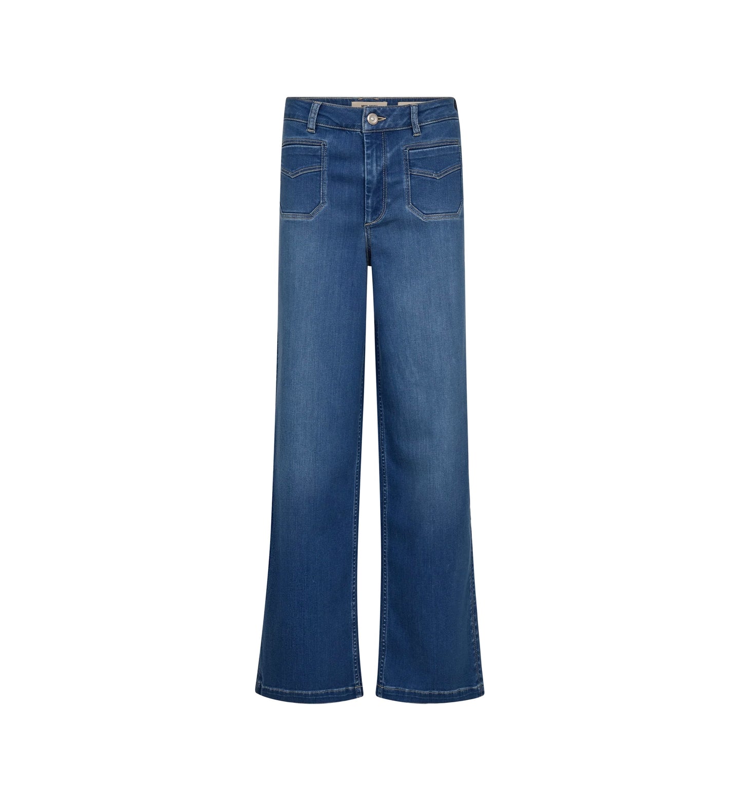 Mos Mosh Jeans | MMColette Deluxe | Mid Blue - Længde 32