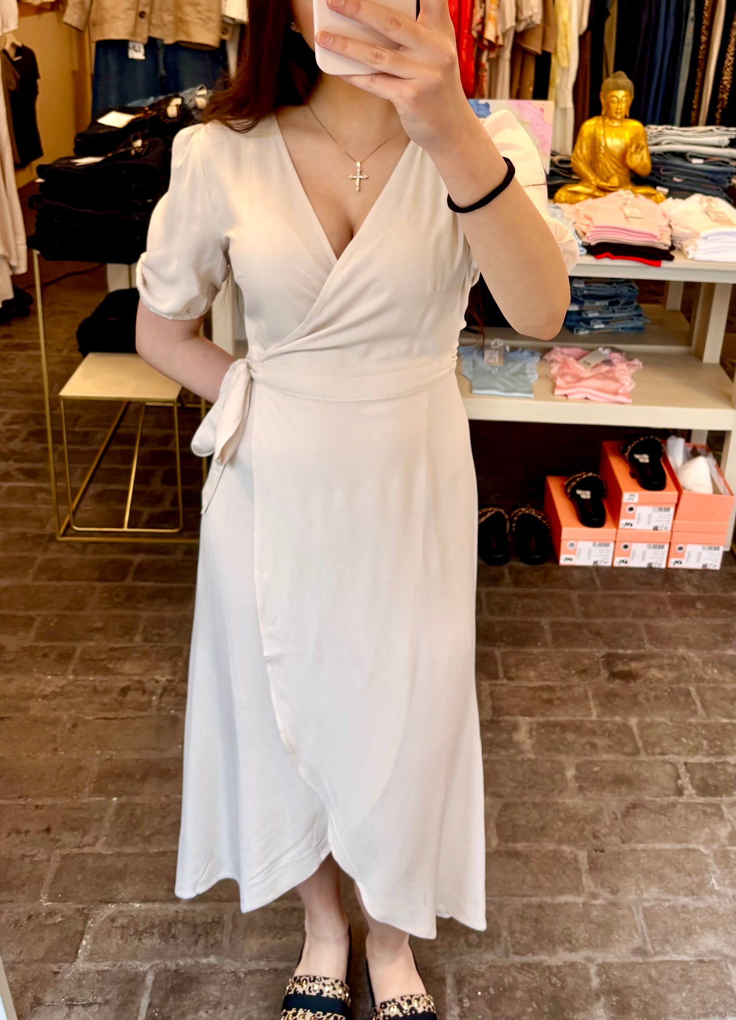 Rosemunde | Elif Wrap Dress | Rainy day