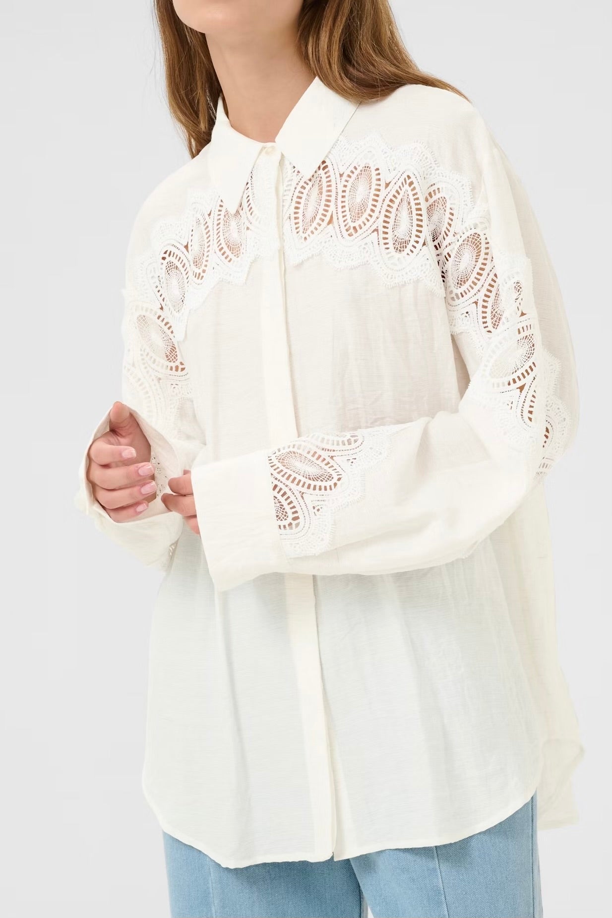 Karen by Simonsen Skjorte | KbUrith Shirt | Egret