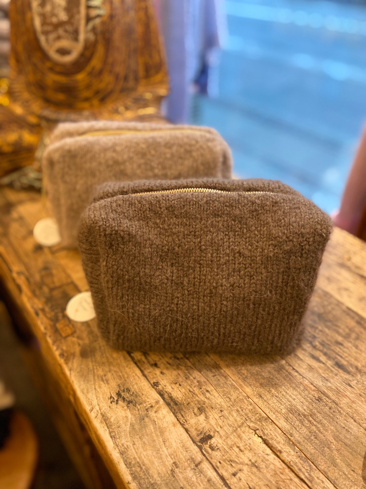 SibinLinnebjerg Toilettaske | Elisa | Alpaca Mix | Taupe
