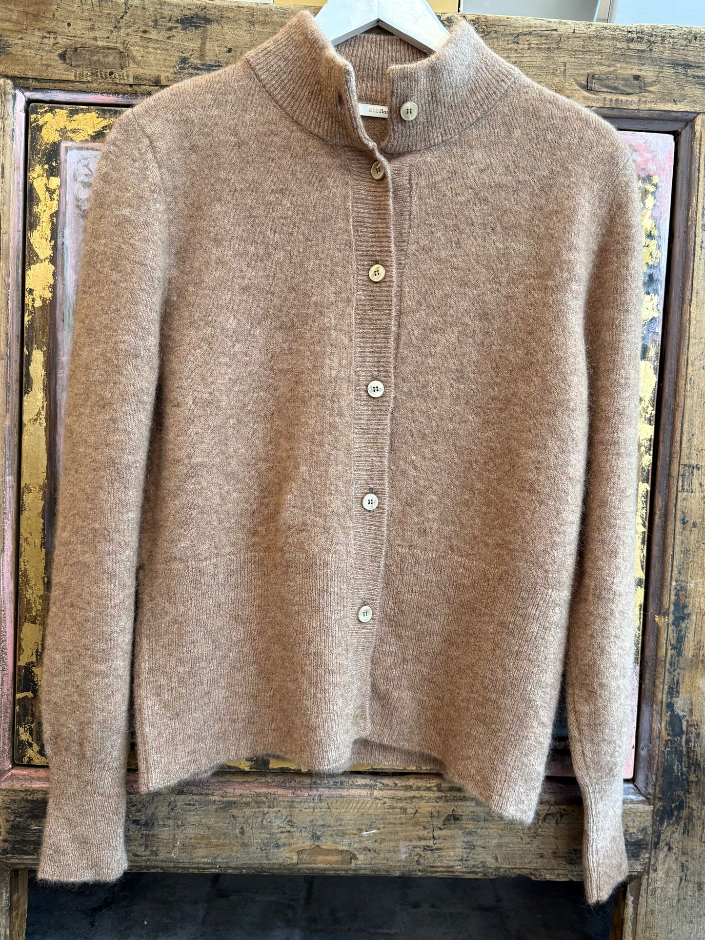 SibinLinnebjerg Cardigan | Elisabeth | Alpaca Wool Mix | Camel