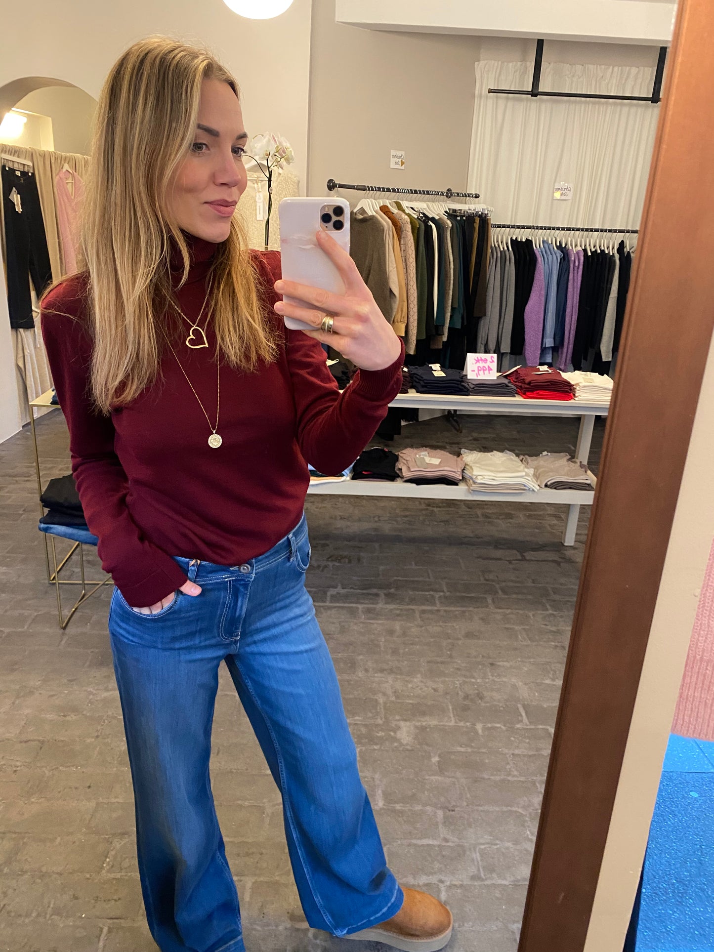 Mos Mosh Jeans | MMDara Deluxe | Mid Blue - Længde 34