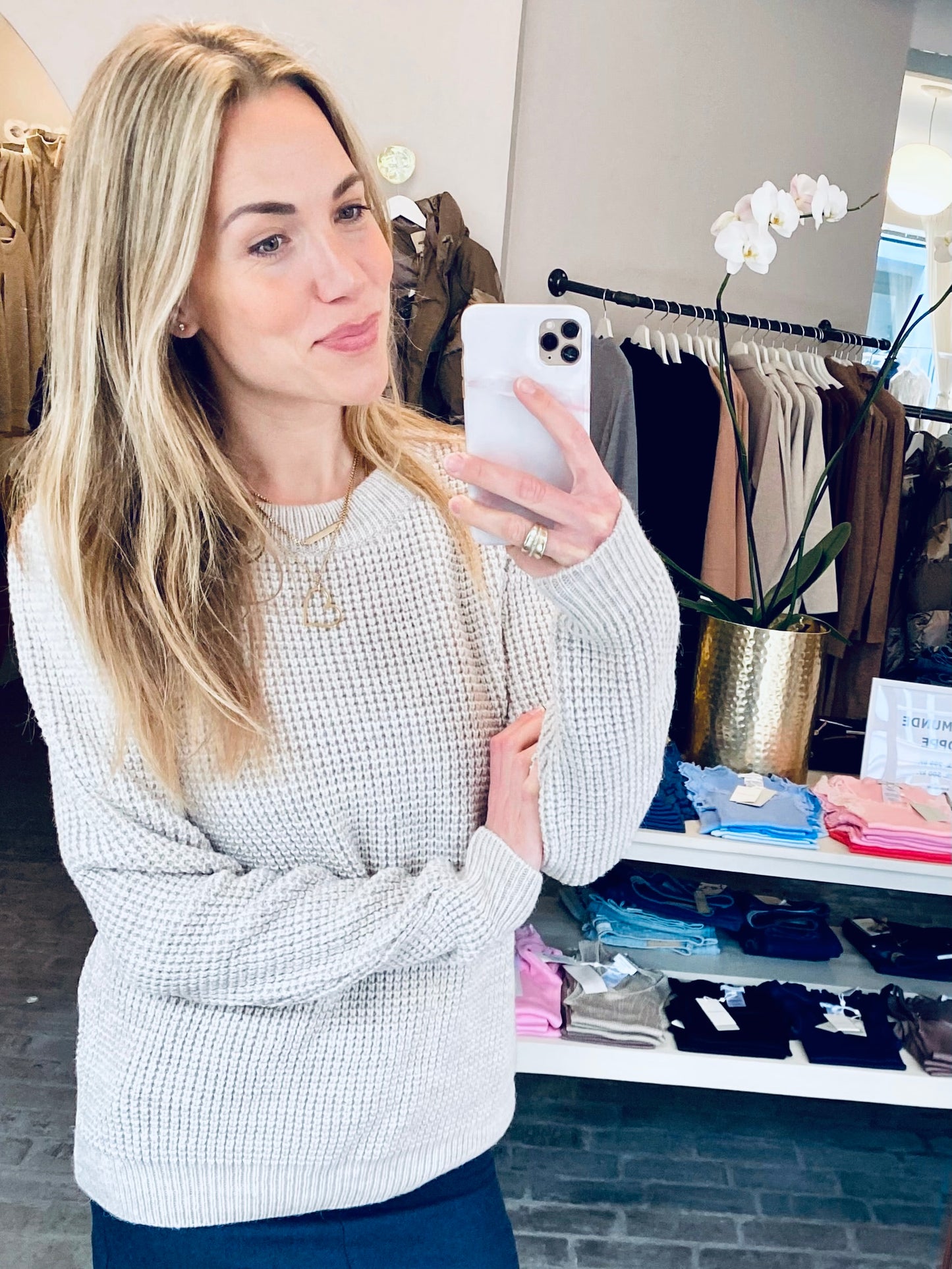 SibinLinnebjerg Strik | Irwin | Light Grey Melange