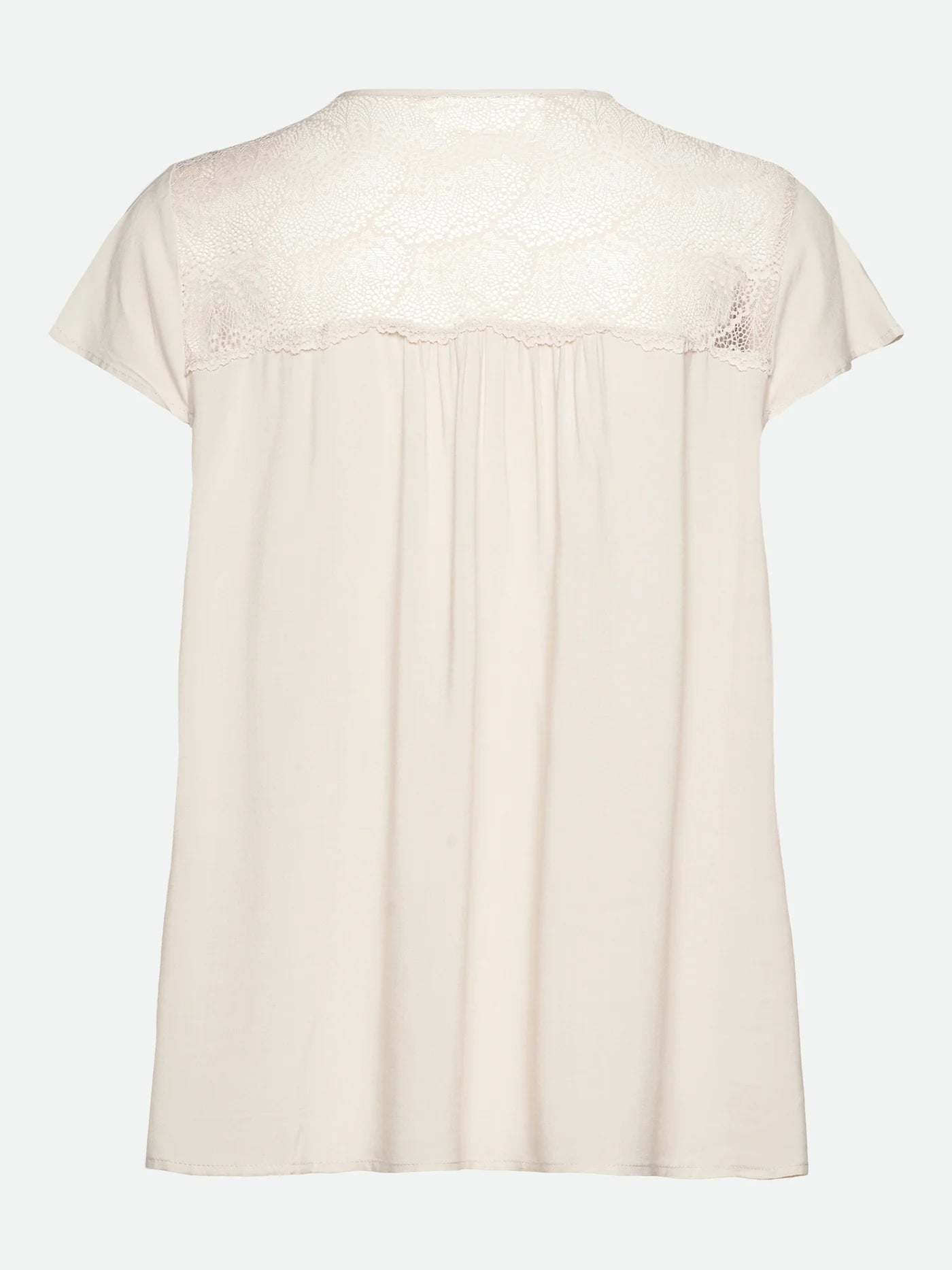 Rosemunde | RWElif Capsleeve Regular Lace Blouse | Rainy Day