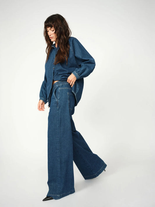 Mos Mosh Jeans | MMVasco Relax | Regular Blue - Længde 32