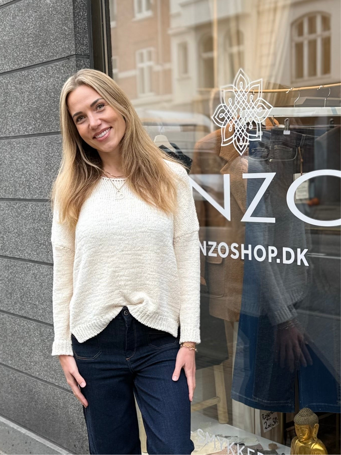 SibinLinnebjerg Bluse | Juliet | Cotton | Offwhite