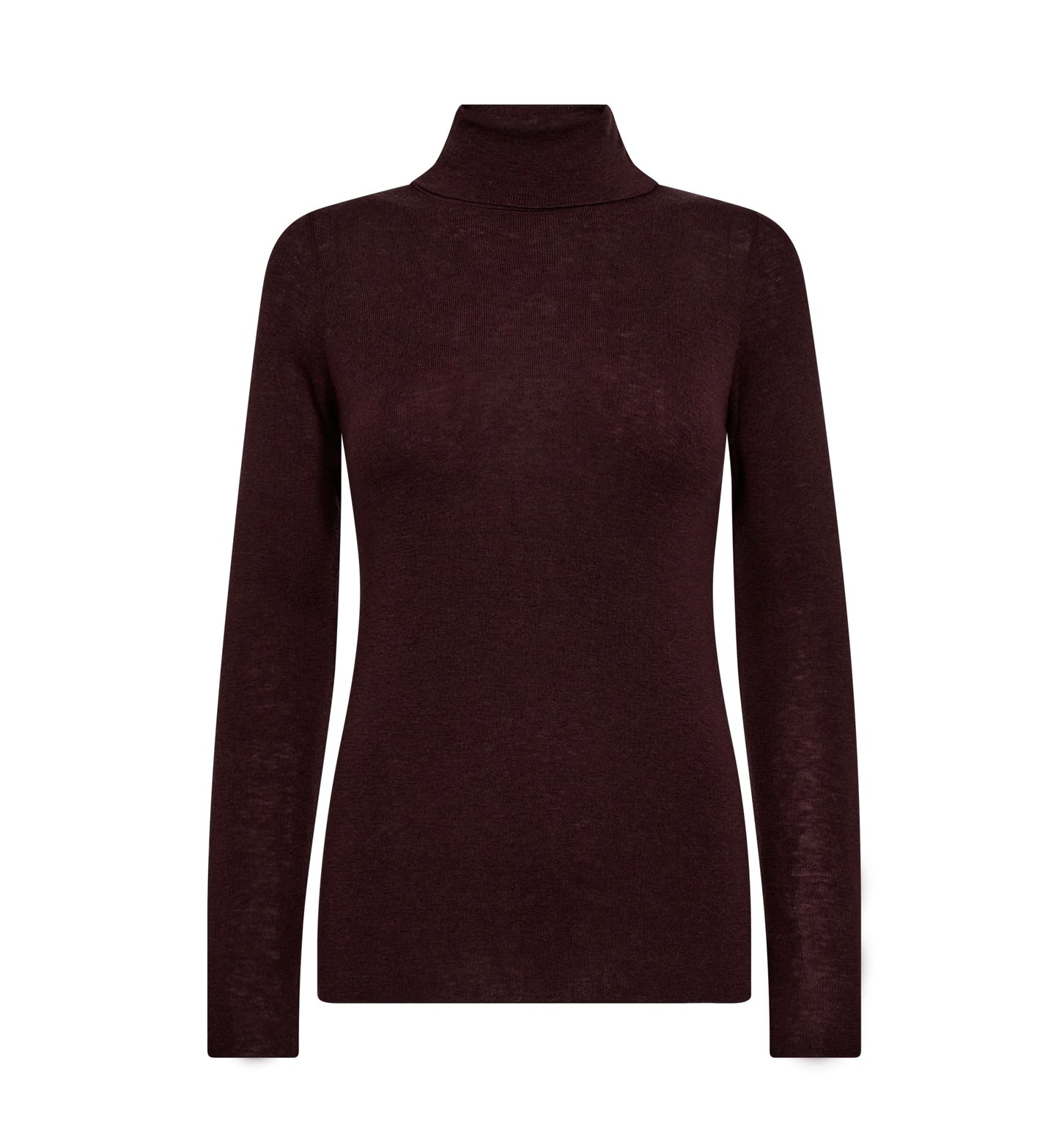 Mos Mosh Bluse | MMBouch Rollneck Knit | Fudge