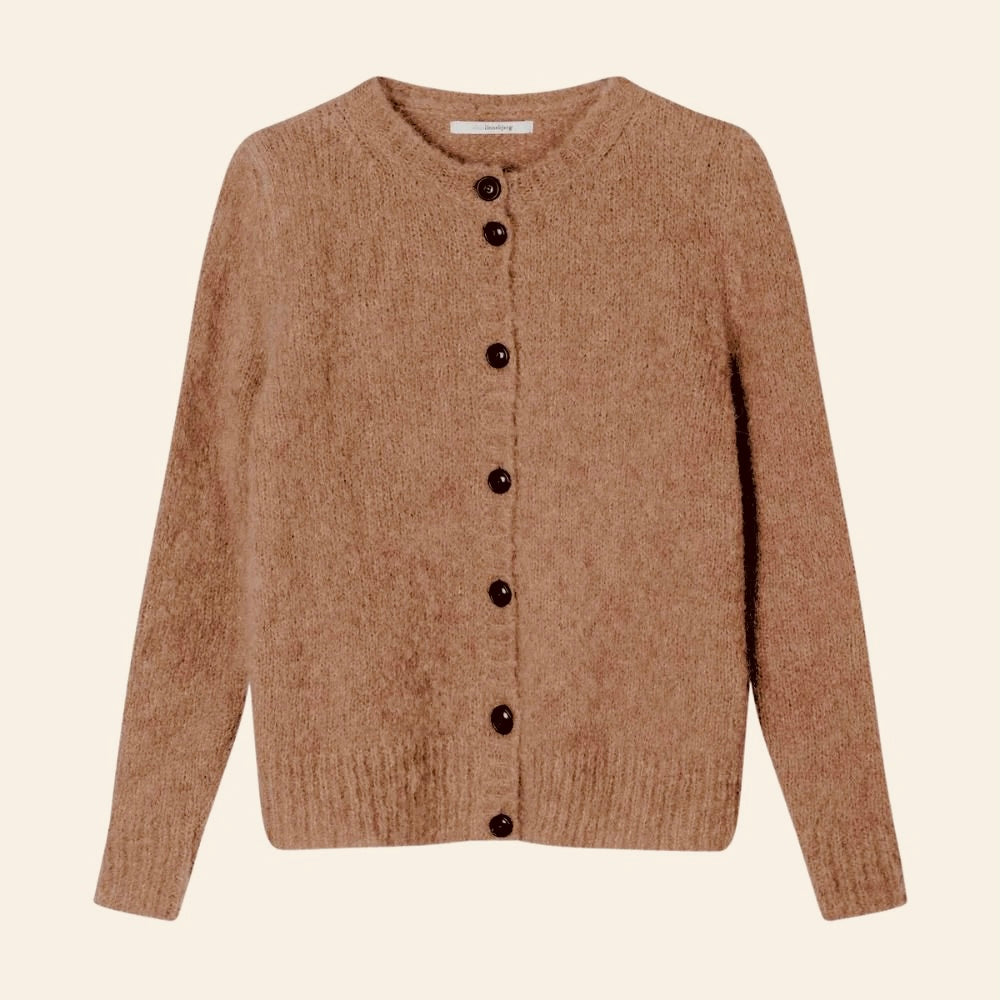 SibinLinnebjerg Cardigan | Hailey | Alpaca Mix | Camel
