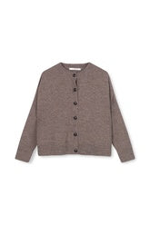 SibinLinnebjerg Cardigan | Gunvor | Uld Mix | Dark Sand