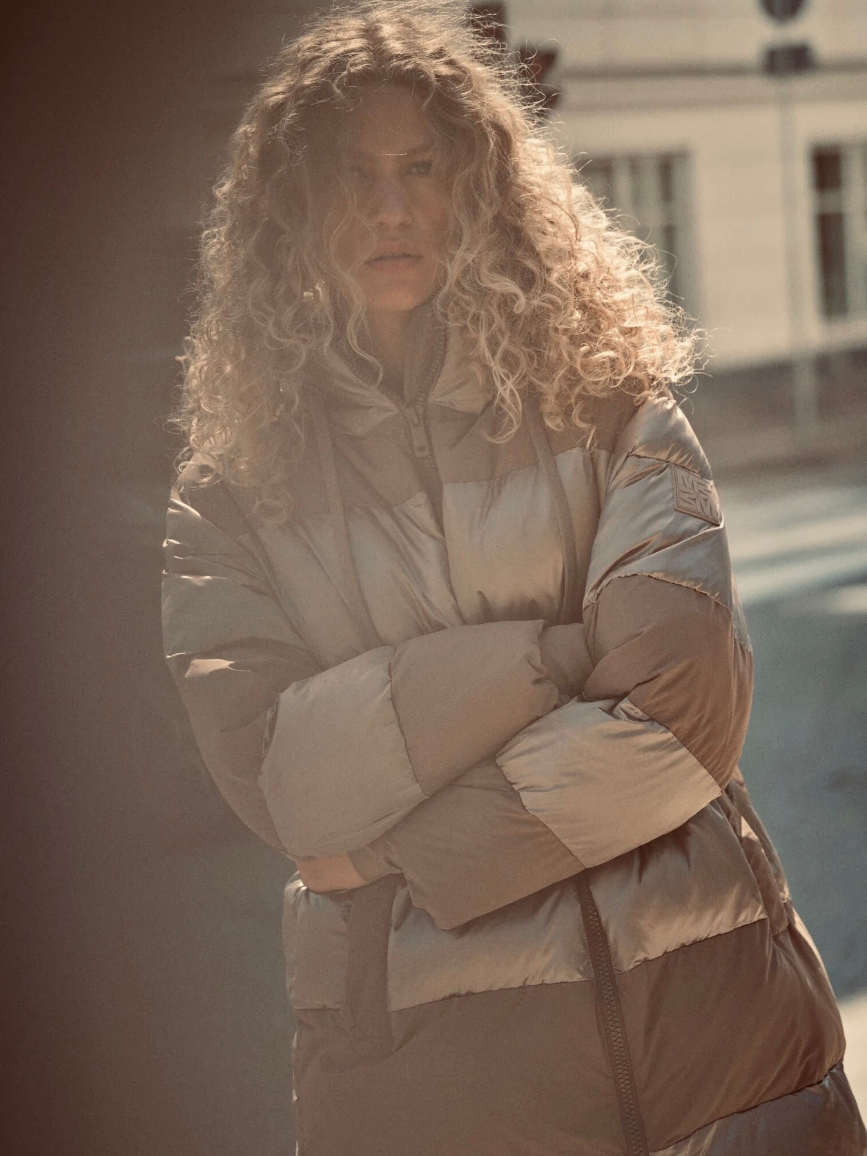 Mos Mosh Jacket | MMAvon Block Jakke | Chocolate Chip