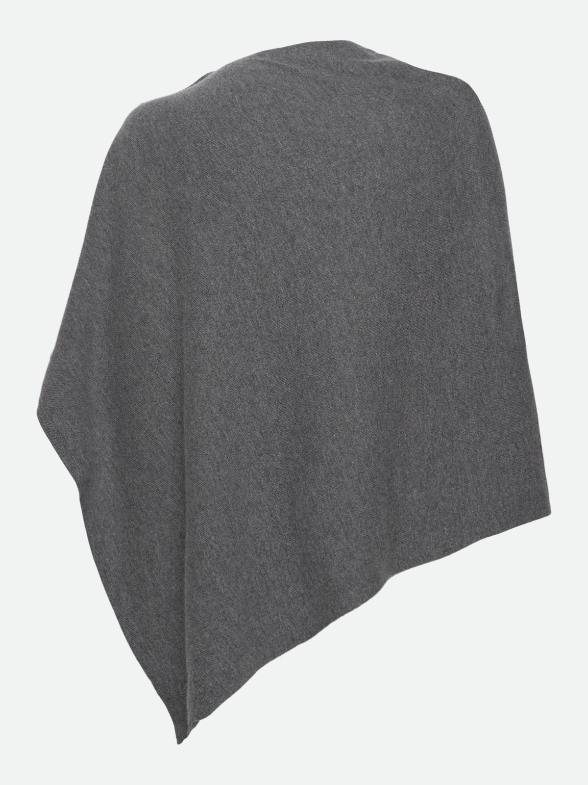 Rosemunde Cashmere Poncho RWLaica | Wool & Cashmere | Grey Melange