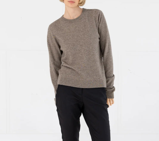 Coster Bluse | Cashmere Round Neck | Hazel