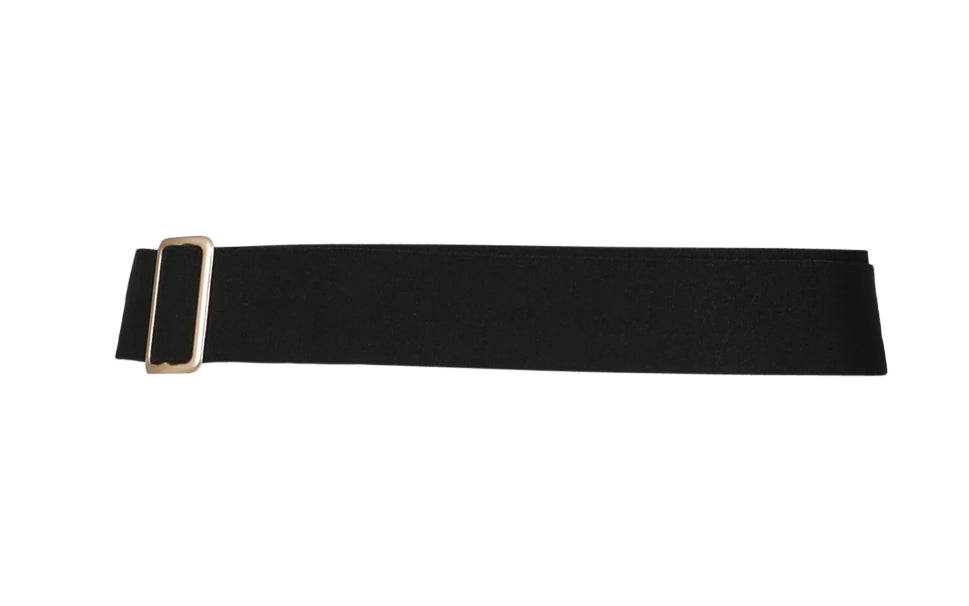 Coster Bælte | Belt with Logo | Black/Gold