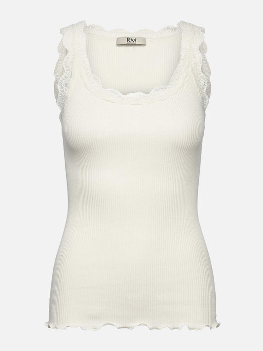 Rosemunde Top | WBalta Modal Lace U-neck Top | Ivory