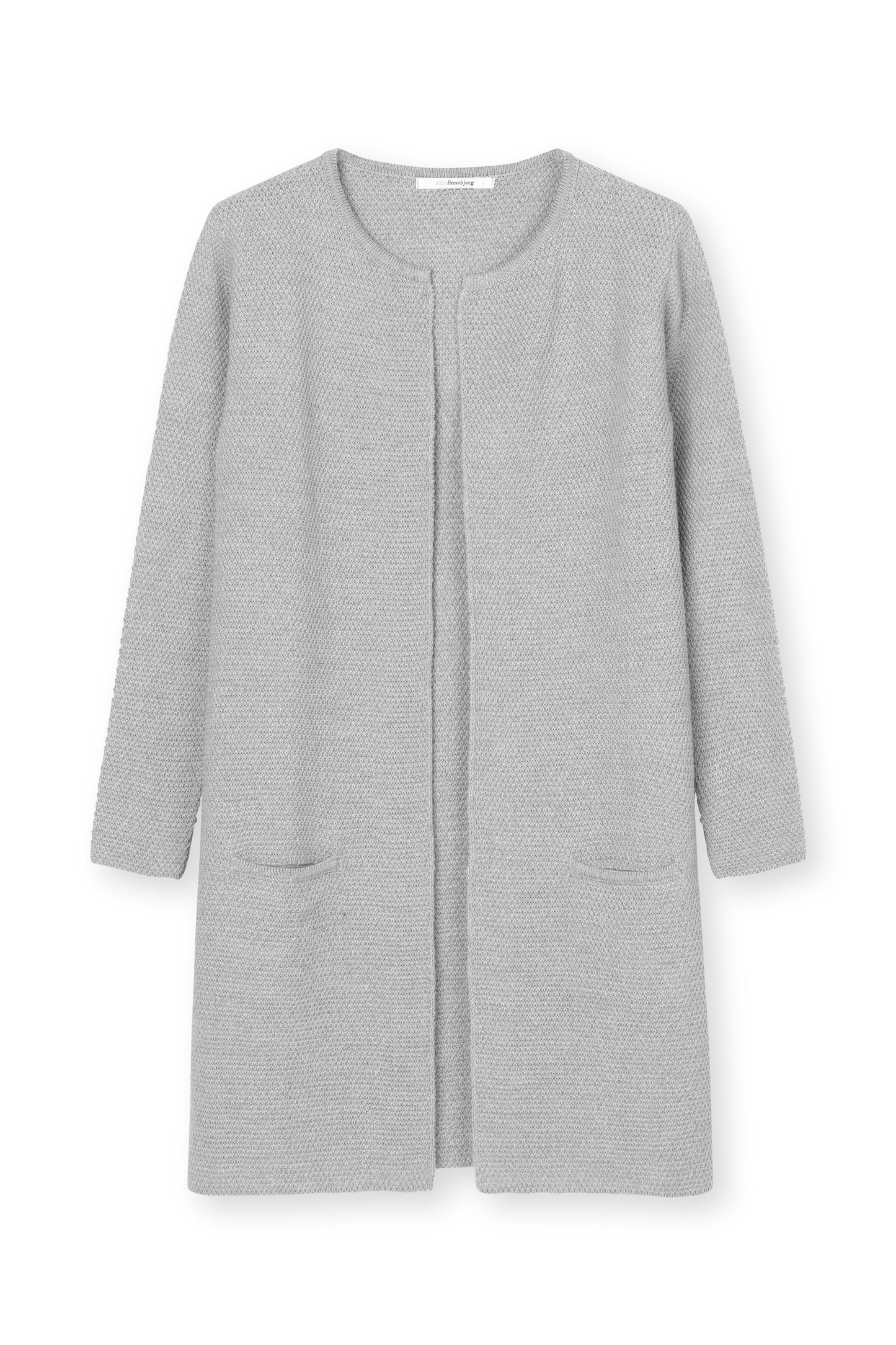 SibinLinnebjerg Cardigan | Mary | Merino Wool Mix | Light Grey