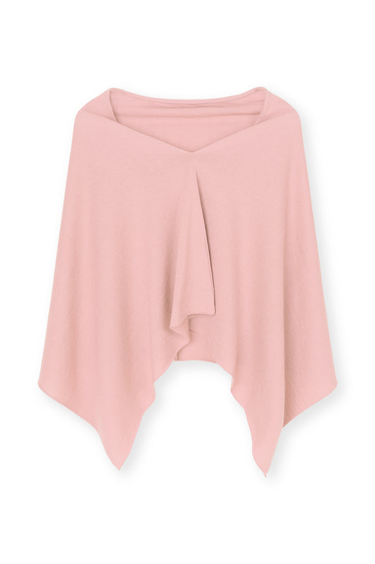 SibinLinnebjerg Poncho | Paris  | 100% Fine Merino Wool | Nude