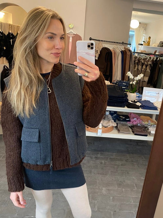 SibinLinnebjerg nederdel | Fe | Antrazit